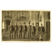 Soldats de la Luftwaffe dans le château de Schönbrunn 1940
